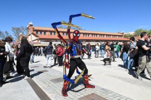 Visitantes y participantes del Concurso de Cosplay en la FCMadrid26.