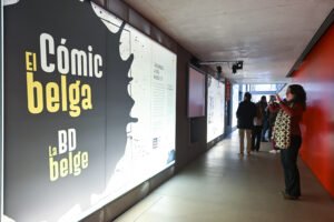 Inauguración exposición El cómic belga en Casa del Lector